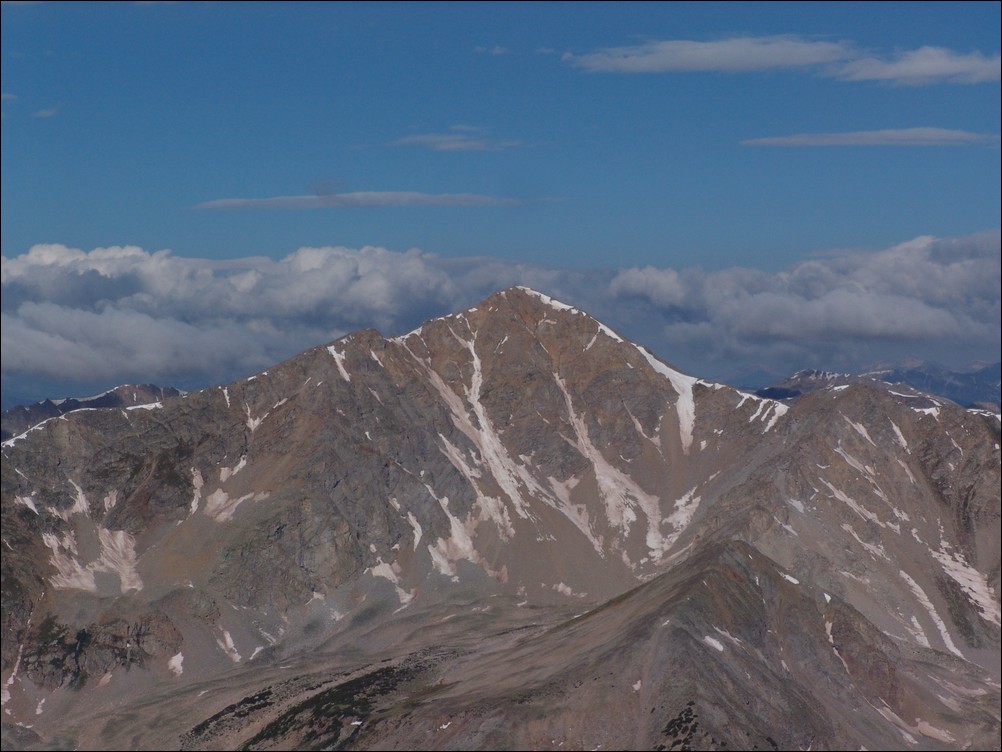 Huron Peak zoomed in